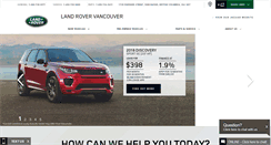 Desktop Screenshot of landrovervancouver.ca